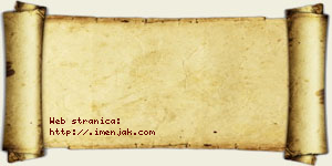 Anja Bebić vizit kartica